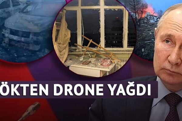 Savaşın başından beri en büyük saldırı: Ukrayna, başkent Moskova’ya gökten drone yağdırdı