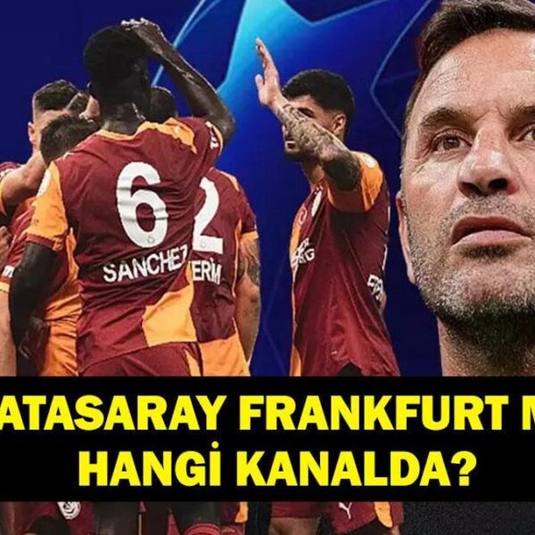ŞL GALATASARAY FRANKFURT MAÇI HANGİ KANALDA? GS Frankfurt Maçı Saat Kaçta? İşte Marco Guida’nın Yöneteceği GS Frankfurt Maç Bilgileri….