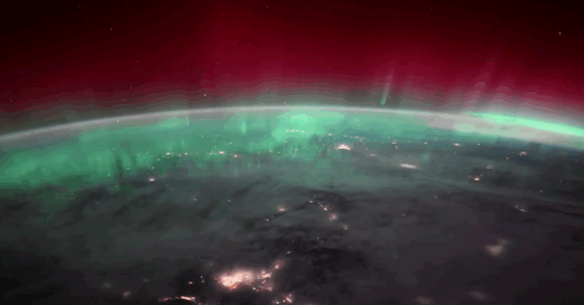 NASA astronotu, uzaydan Kuzey Işıkları’nın muhteşem manzarasını kaydetti